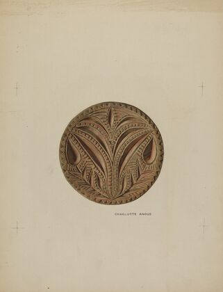 Pa. German Butter Mold