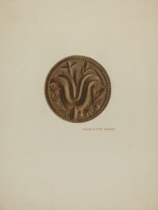 Pa. German Butter Mold (c. 1940)