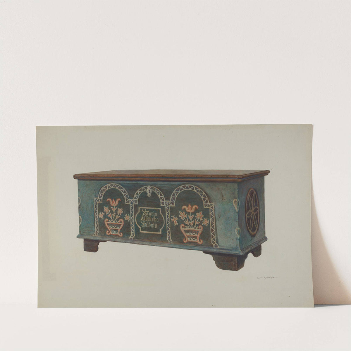 Pa. German Chest by Carl Strehlau