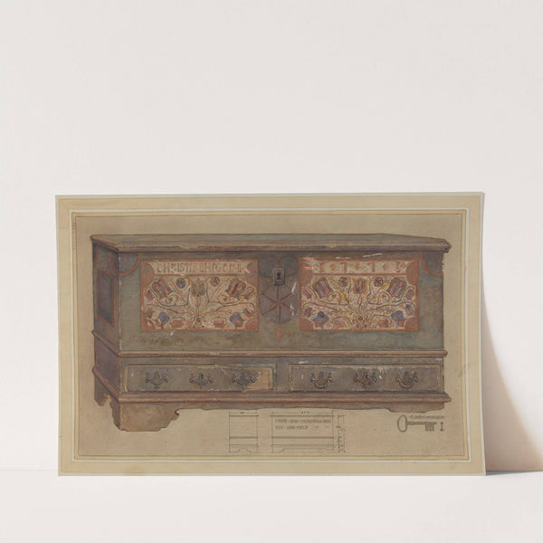 Pa. German Chest by Elmer G. Anderson