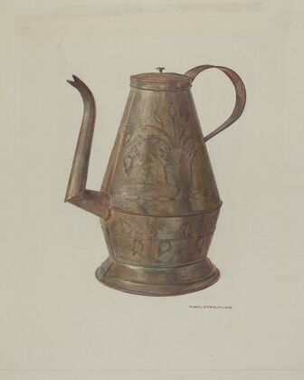 Pa. German Coffee Pot (c. 1939)