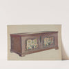 Pa. German Dower Chest (c. 1936) by Fanchon Larzelere