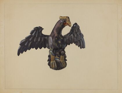 Pa. German Eagle Figure
