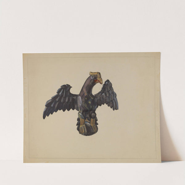 Pa. German Eagle Figure by Mina Lowry