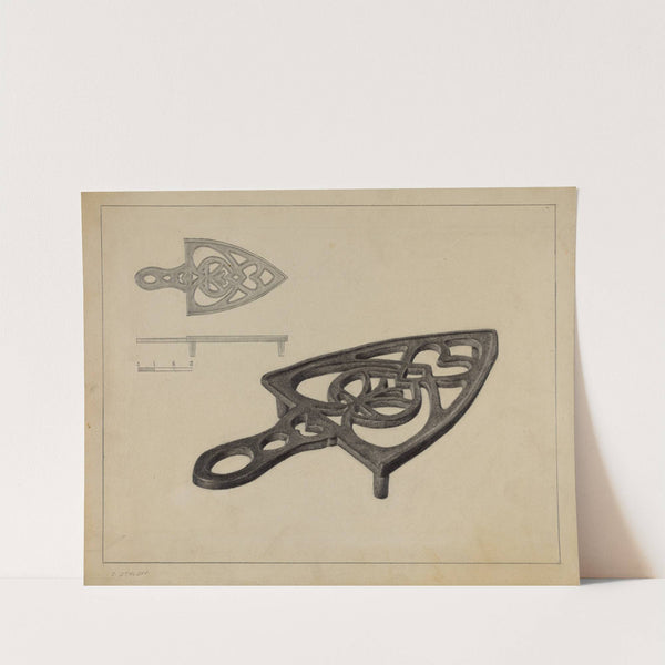 Pa. German Flat-iron Holder by Jack Staloff