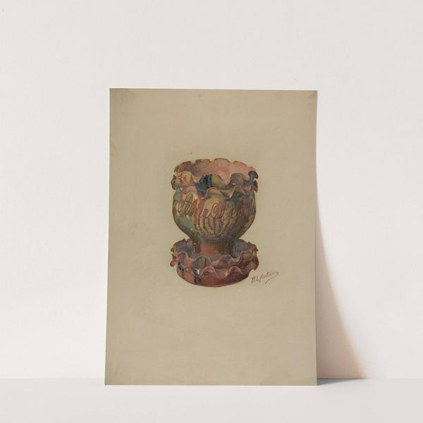 Pa. German Flower Pot and Tray by William L. Antrim