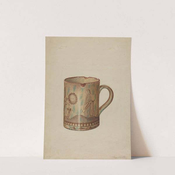 Pa. German Hildebrandt Mug by Thomas Watts