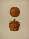 Pa. German Jar with Cover