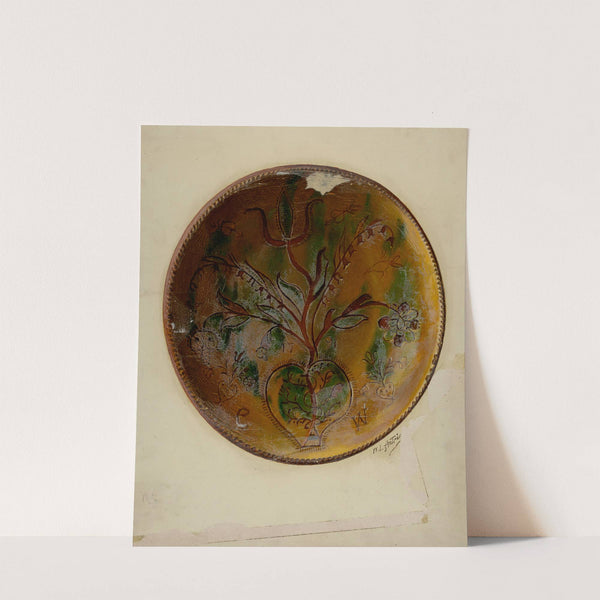 Pa. German Pie Plate by William L. Antrim