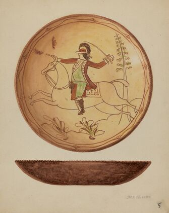 Pa. German Pie Plate