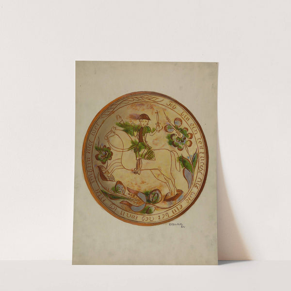 Pa. German Plate by Archie Thompson