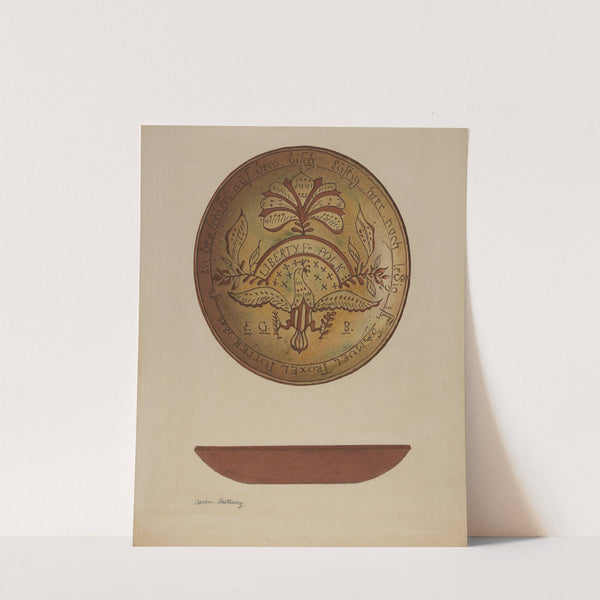 Pa. German Plate by Aaron Fastovsky