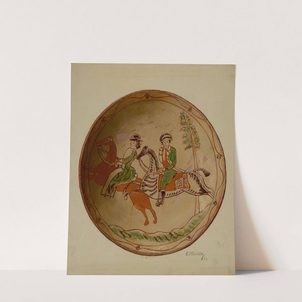 Pa. German Plate by Eugene Shellady