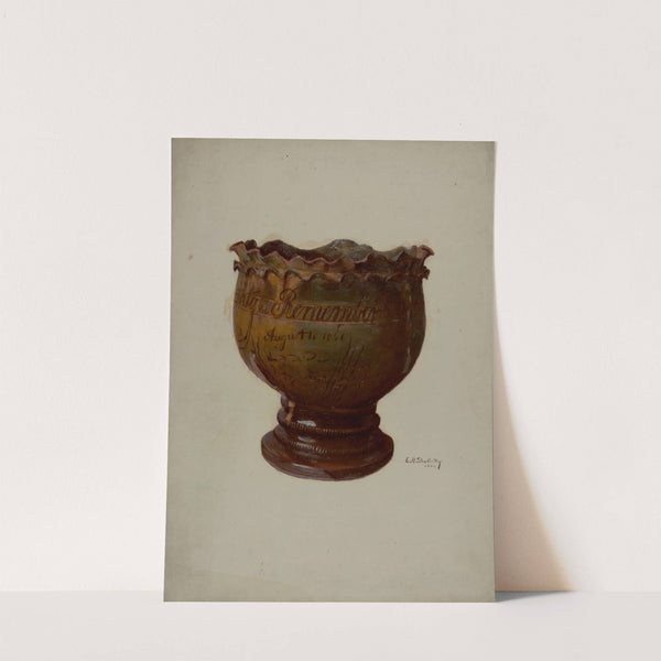 Pa. German Plate by Eugene Shellady