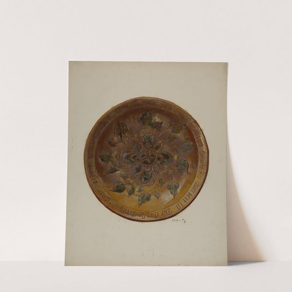 Pa. German Plate by Eugene Shellady