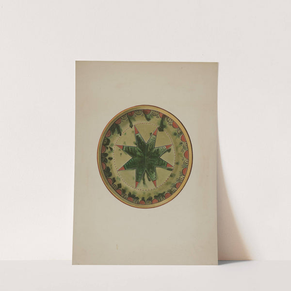 Pa. German Plate by Henry Moran