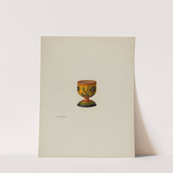 Pa. German Salt Cup by Charles Henning