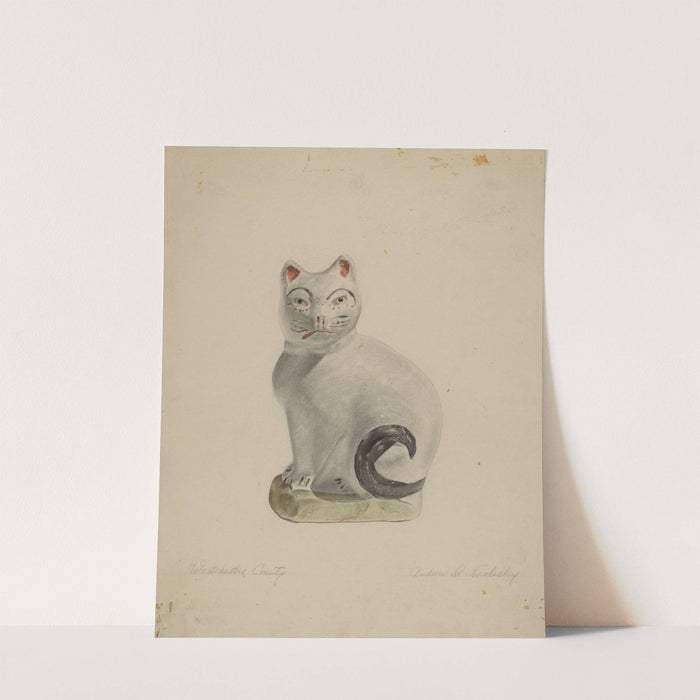 Pa. German Seated Cat by Andrew Topolosky