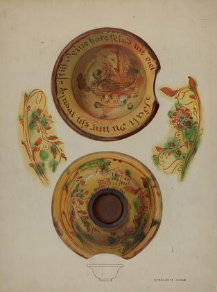 Pa. German Shaving Basin