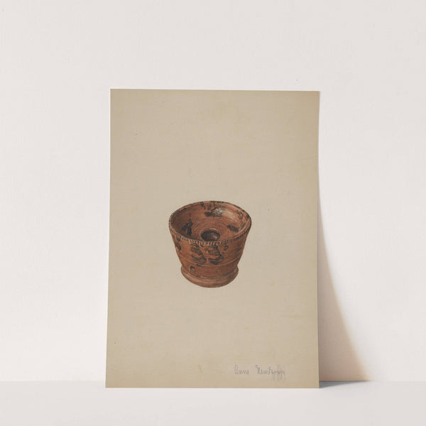 Pa. German Soap Dish by Anne Mentzoff