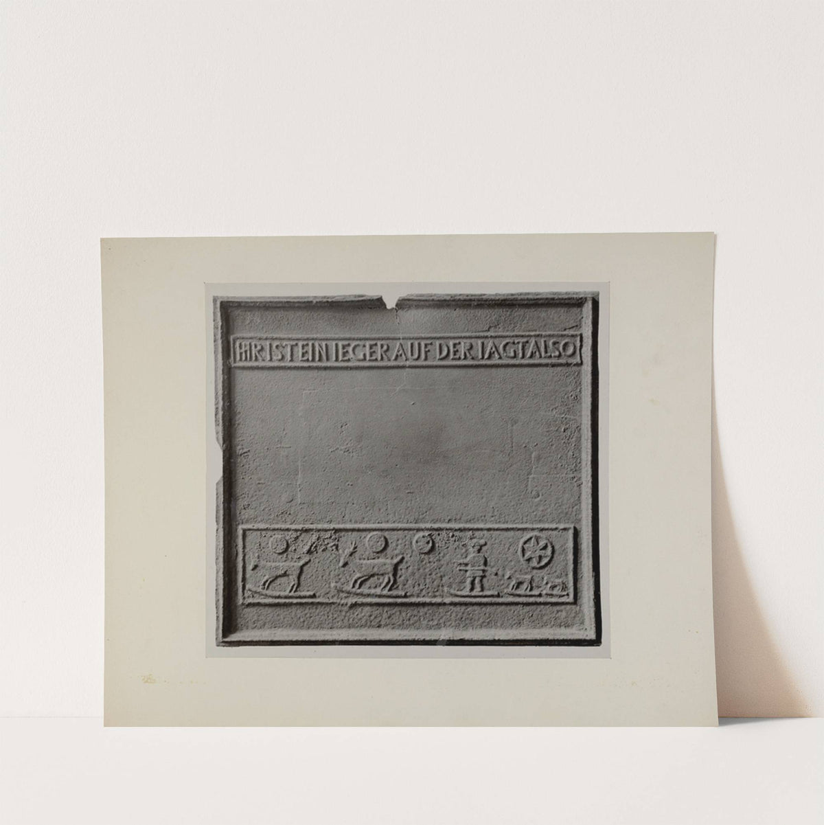 Pa. German Stove Plate by Charles Von Urban