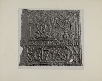 Pa. German Stove Plate — size preview