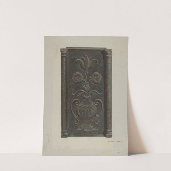 Pa. German Stove Plate by Franklyn Syres