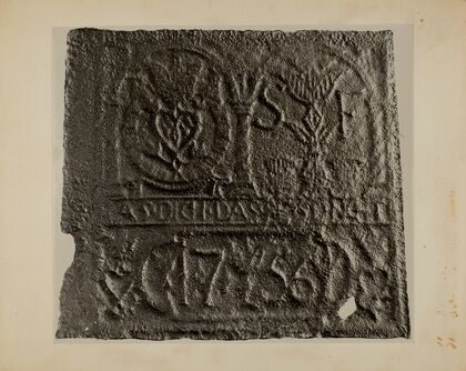 Pa. German Stove Plate