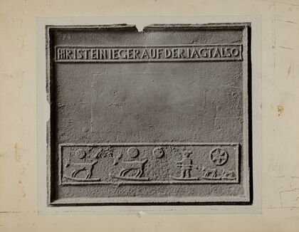 Pa. German Stove Plate