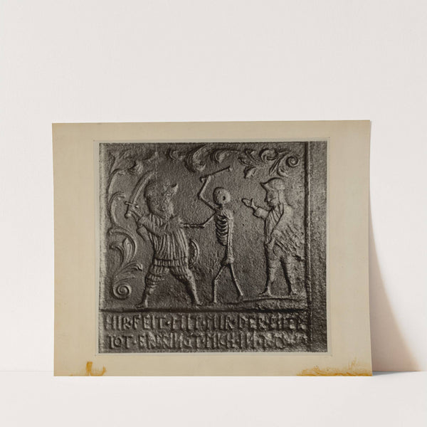 Pa. German Stove Plate by Charles Von Urban