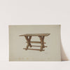 Pa. German Table by Frances Lichten