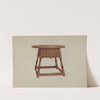 Pa. German Table by Frances Lichten