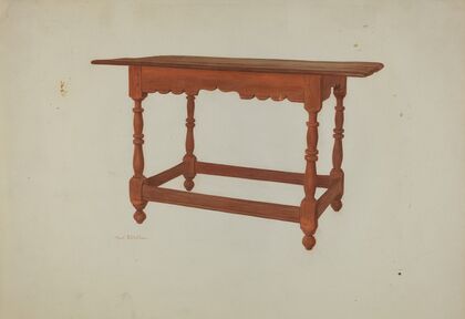 Pa. German Table