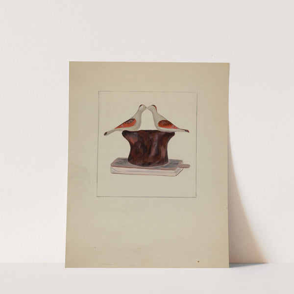 Pa. German Toy Lovebirds by Ruth Bialostosky