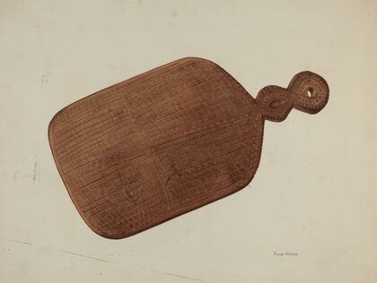 Pa. German Treen Pie Board