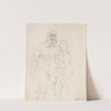 Paar (Figurenstudie) by Lovis Corinth