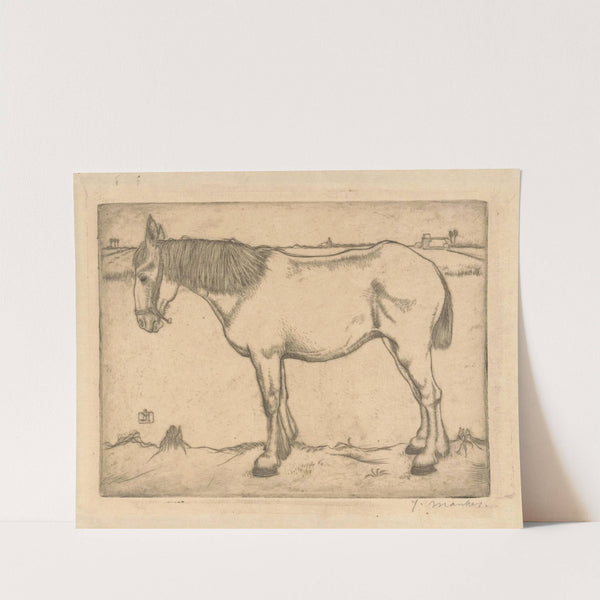 Paard (1917) by Jan Mankes