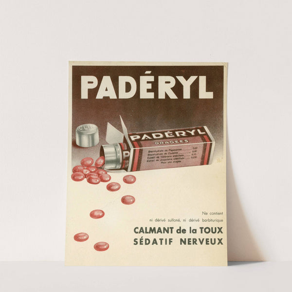 Padéryl (1910-1950) by Laboratoires Clin, Comar &amp; Cie