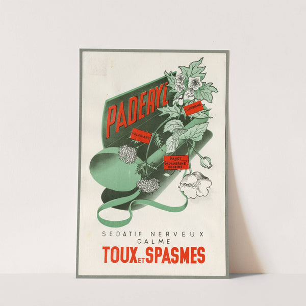 Padéryl (1910-1950) by Laboratoires Clin, Comar &amp; Cie
