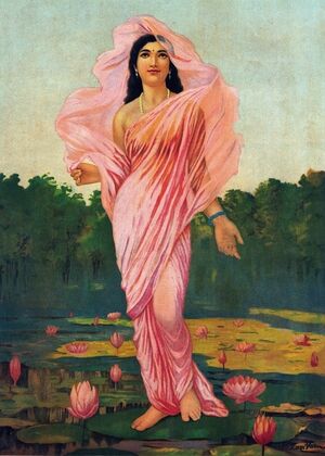Padmini, the Lotus lady (circa 1930)