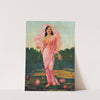 Padmini, the Lotus lady (circa 1930) by Raja Ravi Varma