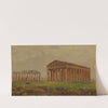 Paestum, Temple of Neptune (1868) by Frederic Edwin Church