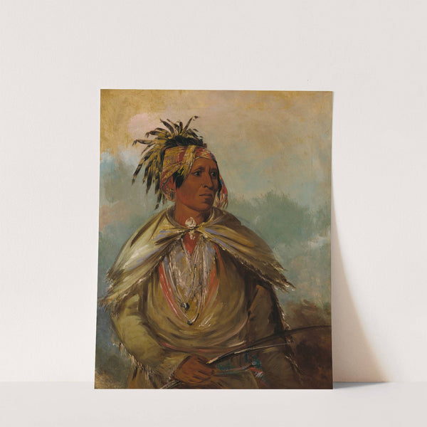 Pah-Mee-Ców-Ee-Tah, Man Who Tracks, a Chief (1830) by George Catlin