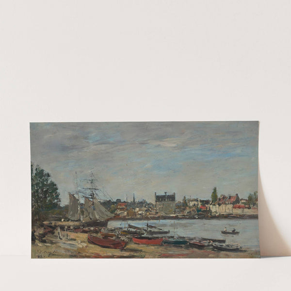 Paimpol, port et ville (1872) by Eugène Boudin