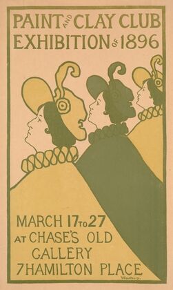 Paint & clay club exhibition of 1896