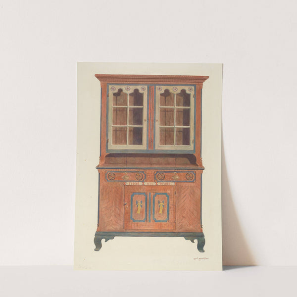 Painted Cabinet by Carl Strehlau