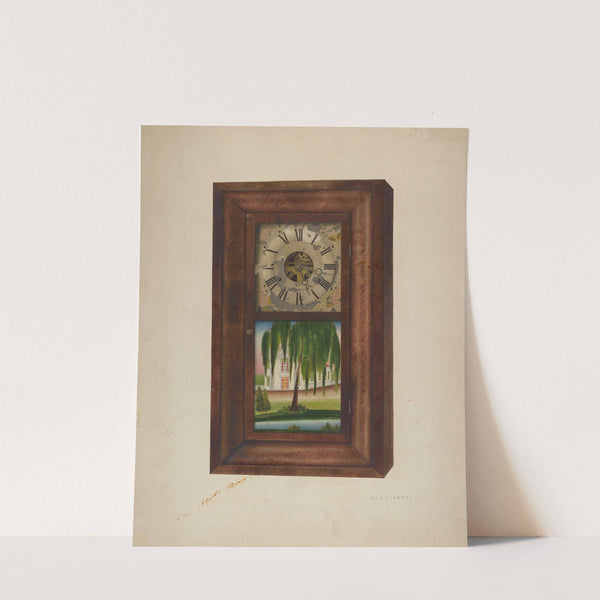 Painted Clock by John Koehl