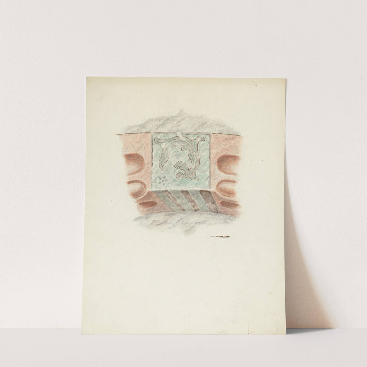 Painted Keystone by Randolph F. Miller