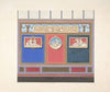 Painted Wall Decor Featuring Three Medallions