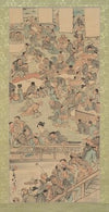 Painting and Calligraphy Gathering at the Nakamurarō in Ryōgoku (ca. 1876)